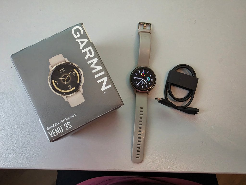 Garmin Venu 3S, Sieraden, Tassen en Uiterlijk, Sporthorloges, Gebruikt, Garmin, Ophalen of Verzenden, Waterdicht