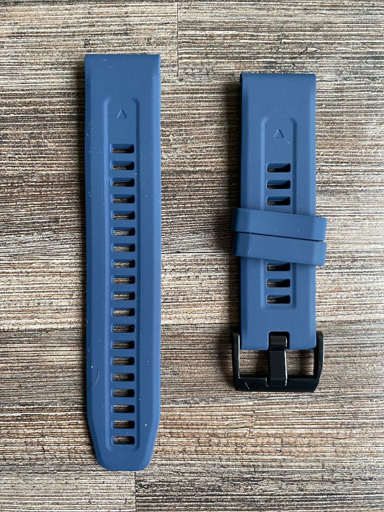 25017 Polsband Quickfit Garmin 22 of 26mm, nieuw, Blauw, Garmin, Nieuw, Ophalen of Verzenden