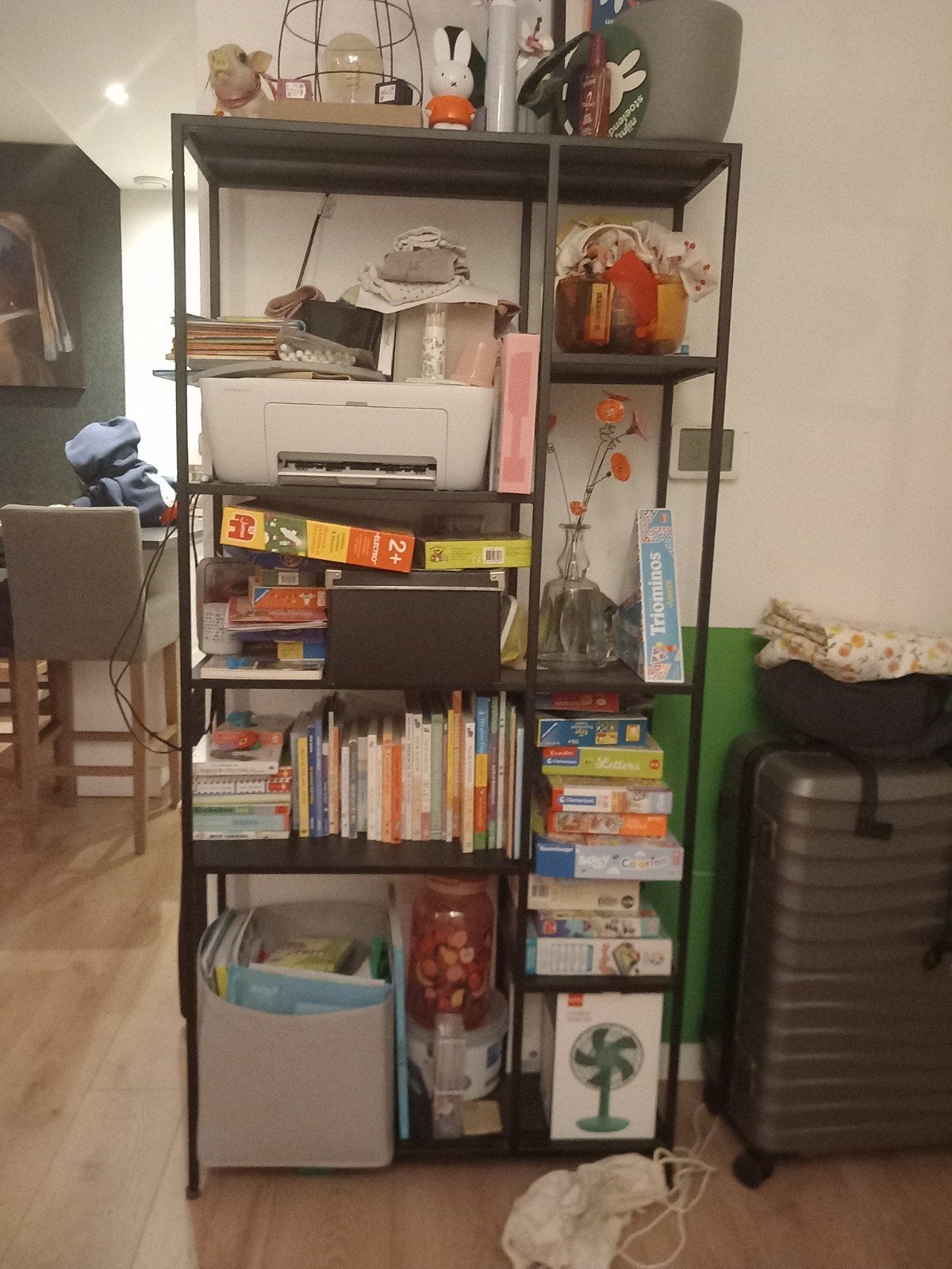 Open stalen kast, Ophalen, Gebruikt