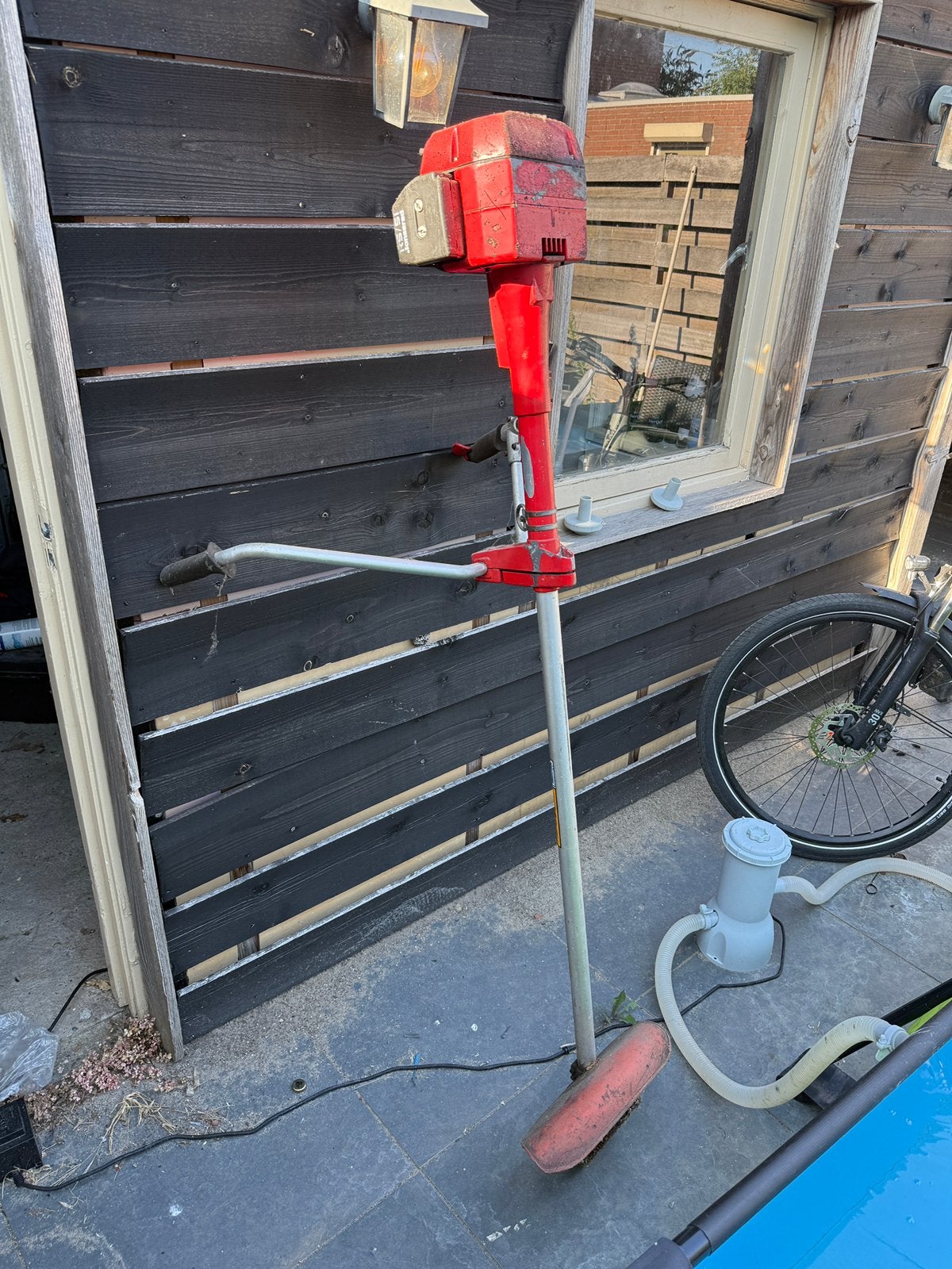 Jonsered bosmaaier bezine GRATIS, Ophalen, Gebruikt, Benzine