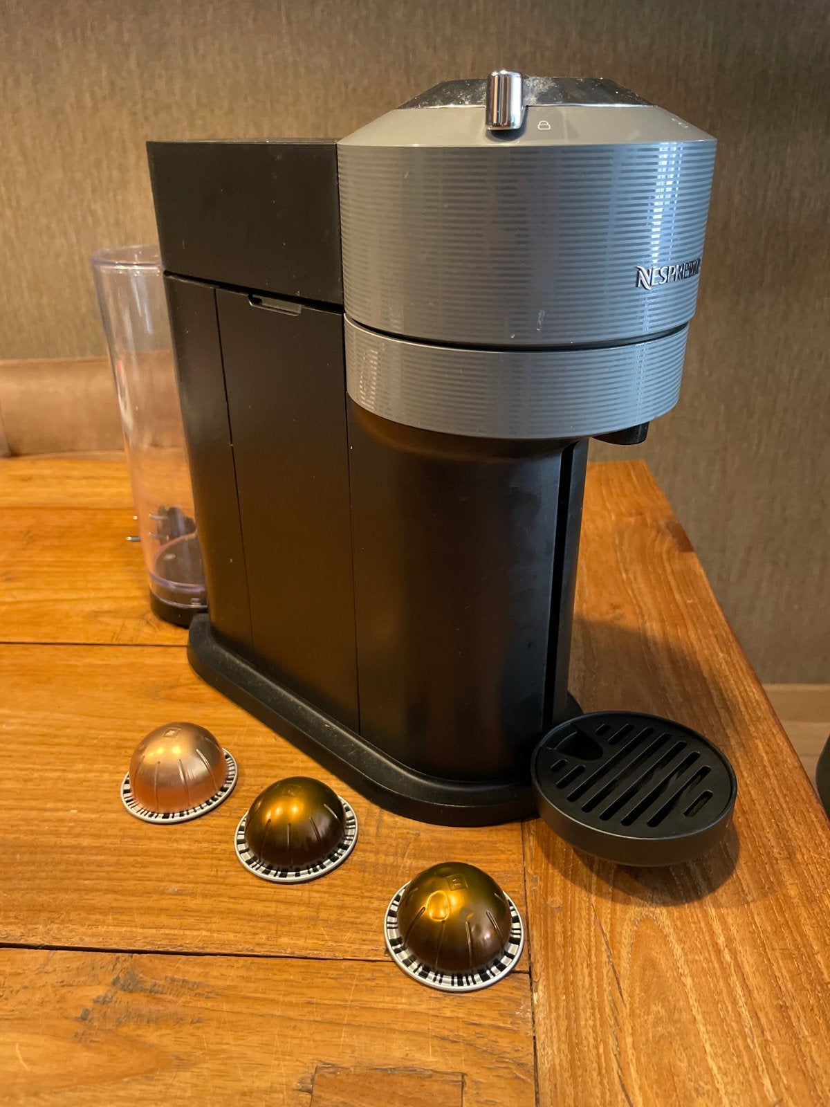 Krups Nespresso Vertuo Next Koffiemachine, Witgoed en Apparatuur, Koffiezetapparaten, Gebruikt, Koffiemachine, Ophalen of Verzenden