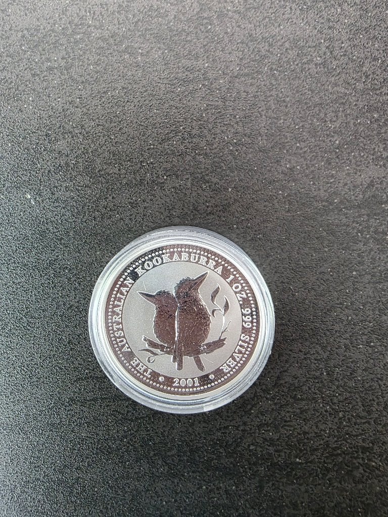 kookaburra 2001, Ophalen of Verzenden, Losse munt, Zilver