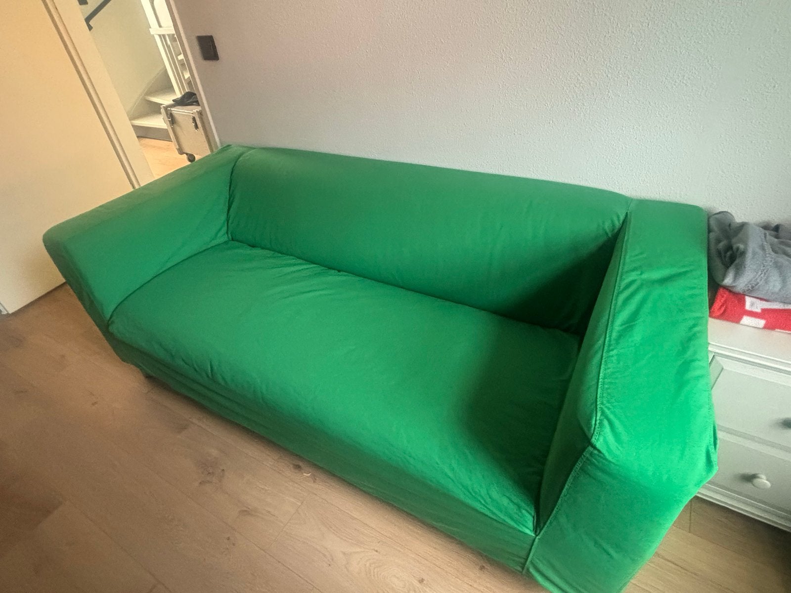 IKEA Klippan bank - Zo goed als nieuw, Ophalen, Tweepersoons, Zo goed als nieuw, Rechte bank