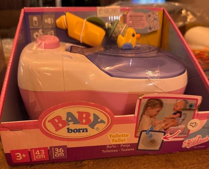 Baby Born Toilette - Nieuw in doos, Kinderen en Baby's, Ophalen of Verzenden, Nieuw, Babypop