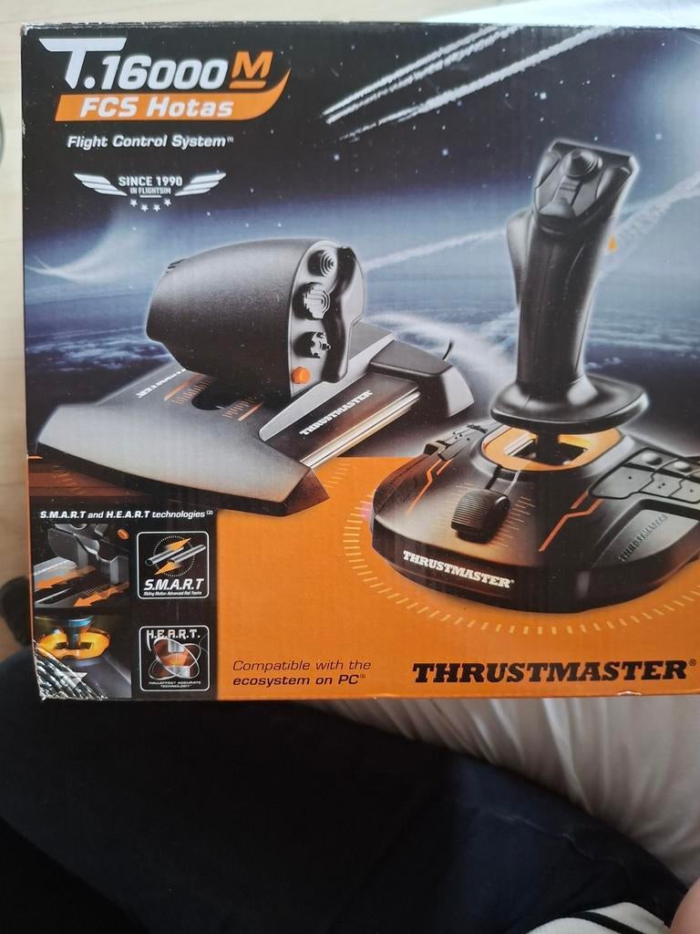 Thrustmaster T16000M FCS Hotas Flight Control System, Nieuw, Ophalen of Verzenden, Thrustmaster, PC