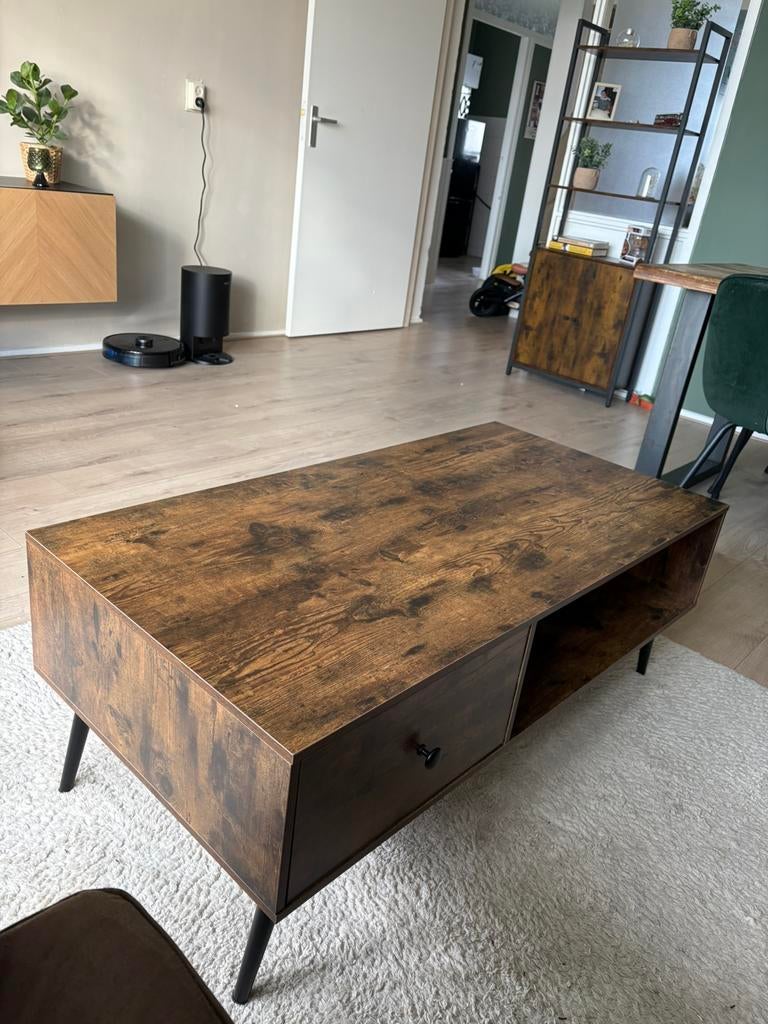 Salontafel, Huis en Inrichting, Tafels | Salontafels, Ophalen, 100 tot 150 cm, 50 tot 100 cm, Zo goed als nieuw