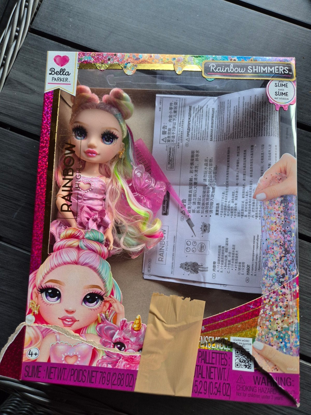 Rainbow High Bella Parker pop - zonder slijm, Ophalen of Verzenden, Nieuw, Overige typen