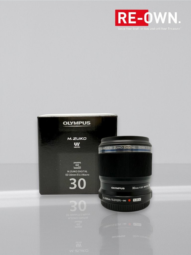 OLYMPUS M.ZUIKO DIGITAL ED 30MM F/3.5 MACRO | MFT | GARANTIE