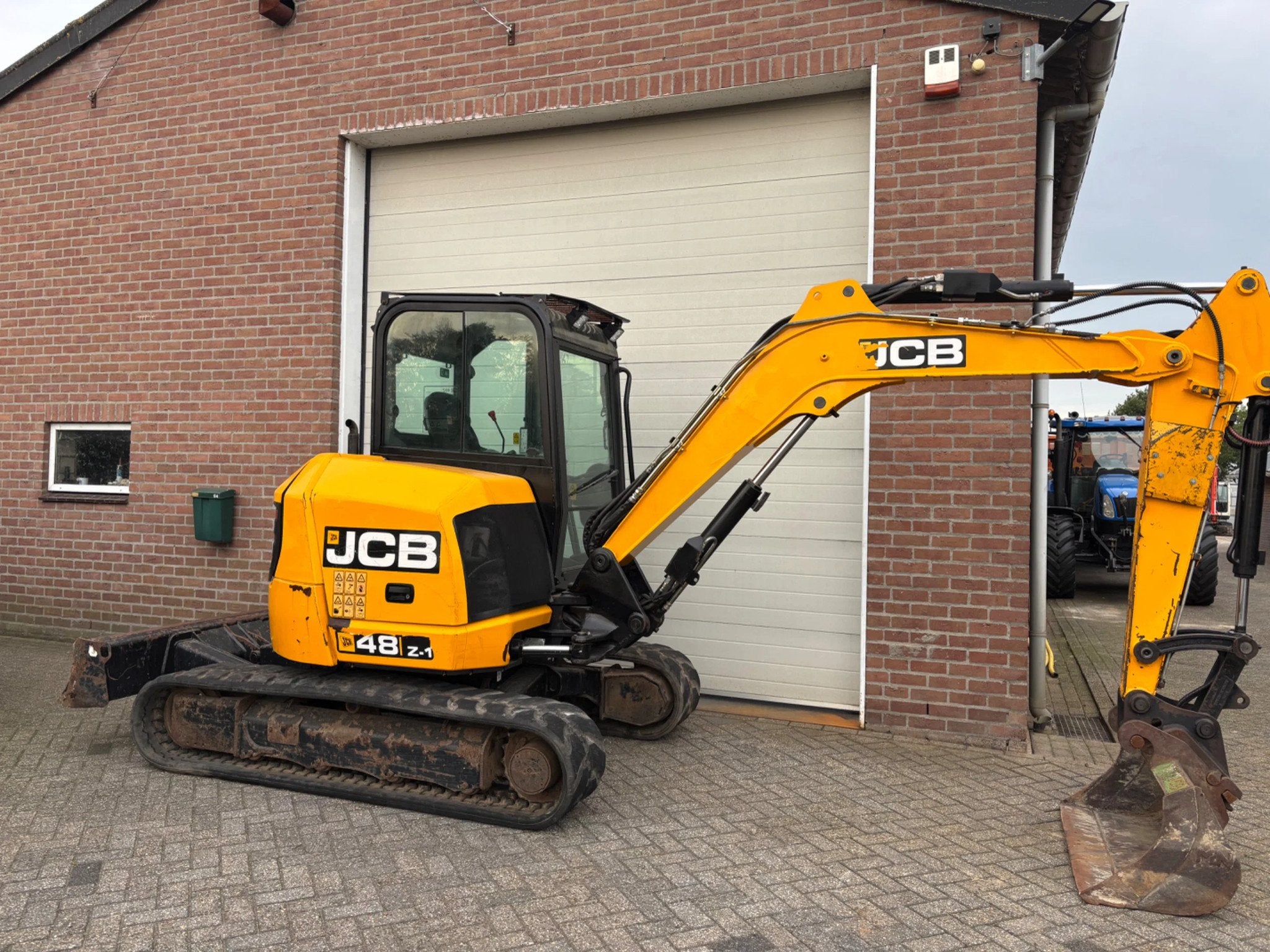 JCB 48Z-1 Minigraver graafmachine Sloop/Sorteer A/C, Graafmachine
