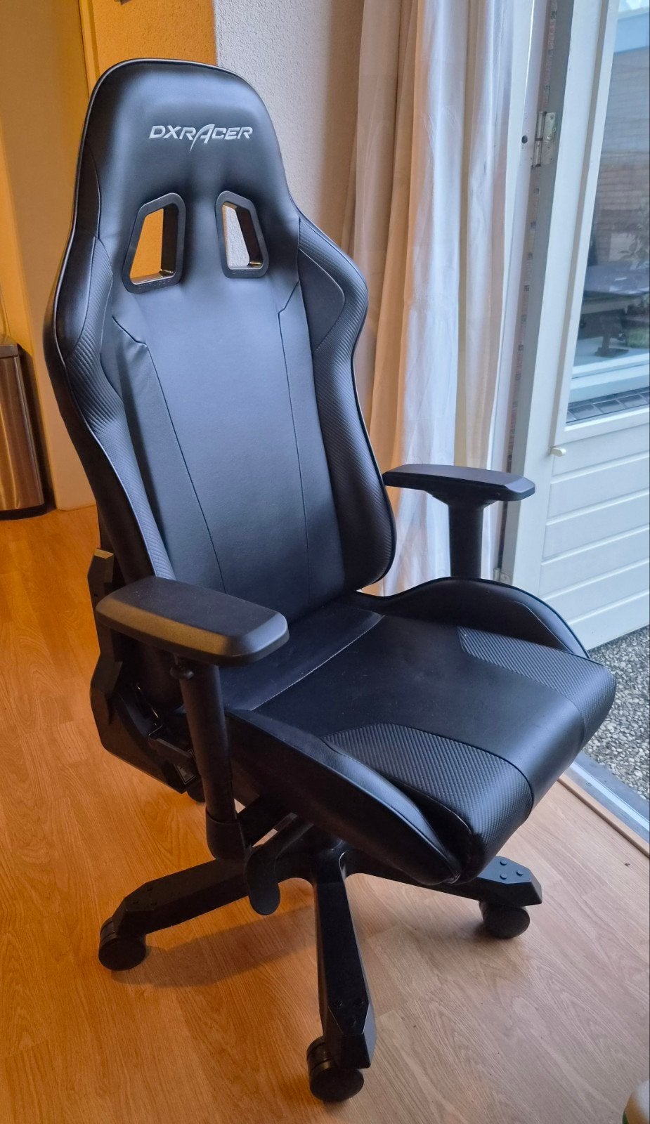 DXRacer King Gaming Bureaustoel, Huis en Inrichting, Bureaustoelen, Ophalen, Gaming bureaustoel, Zwart, Zo goed als nieuw