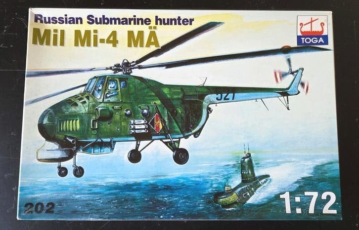 TOGA  Russian submarine hunter Mil Mi-4MÄ  1:72, Overige merken, 1:72 tot 1:144, Helikopter, Ophalen of Verzenden