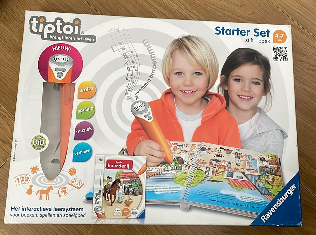 Tiptoi starter set op de boerderij, Kinderen en Baby's, Verzenden, Gebruikt