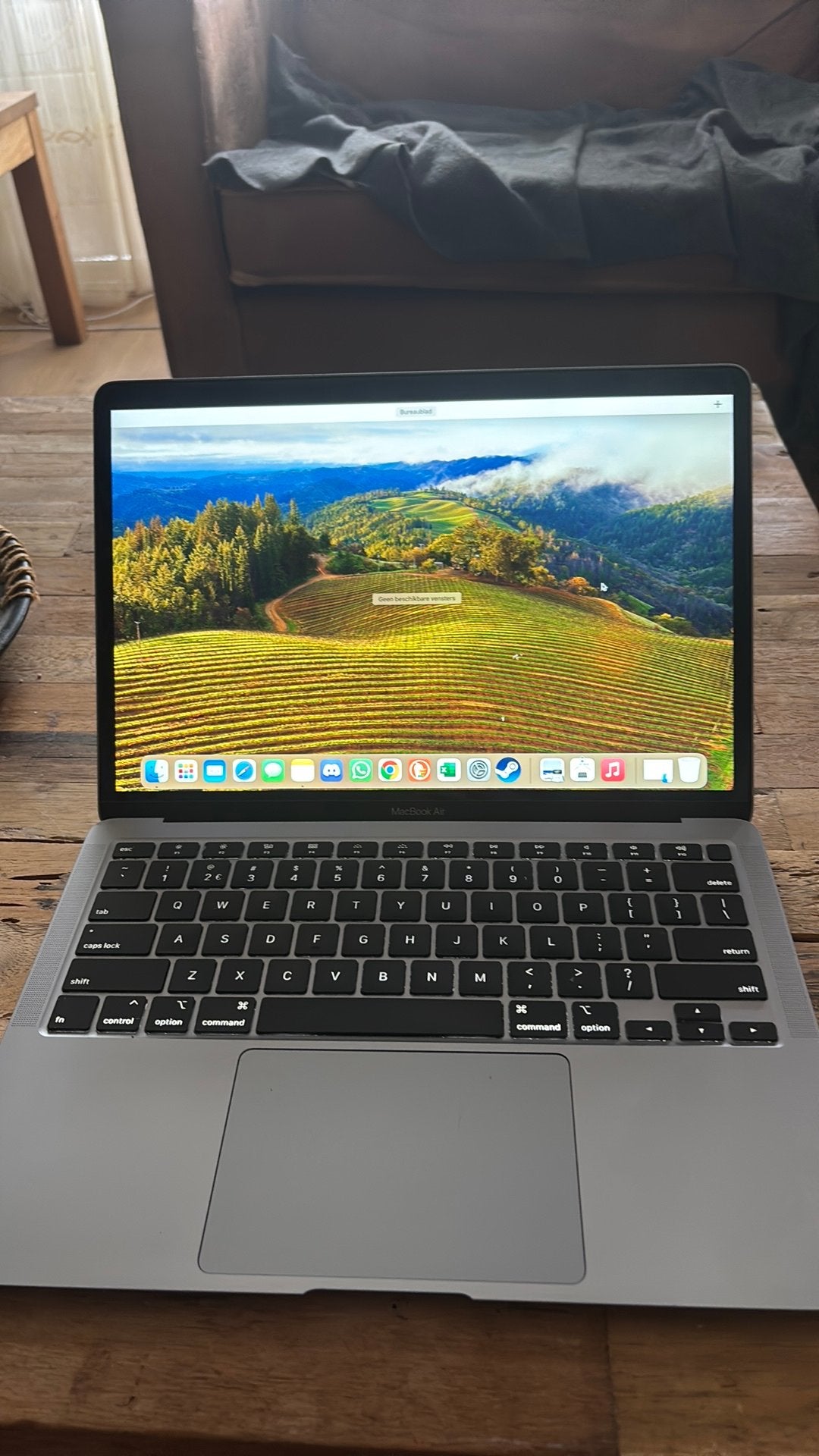 MacBook Air 2020 Retina 13 inch i3 8GB 128GB, Computers en Software, Ophalen, Qwerty, 8 GB, 13 inch