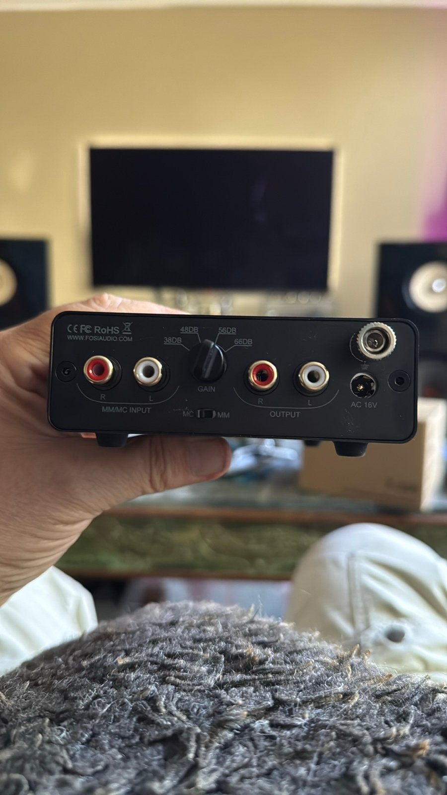 Fosi Audio Box X5 MM/MC Phono Voorversterker