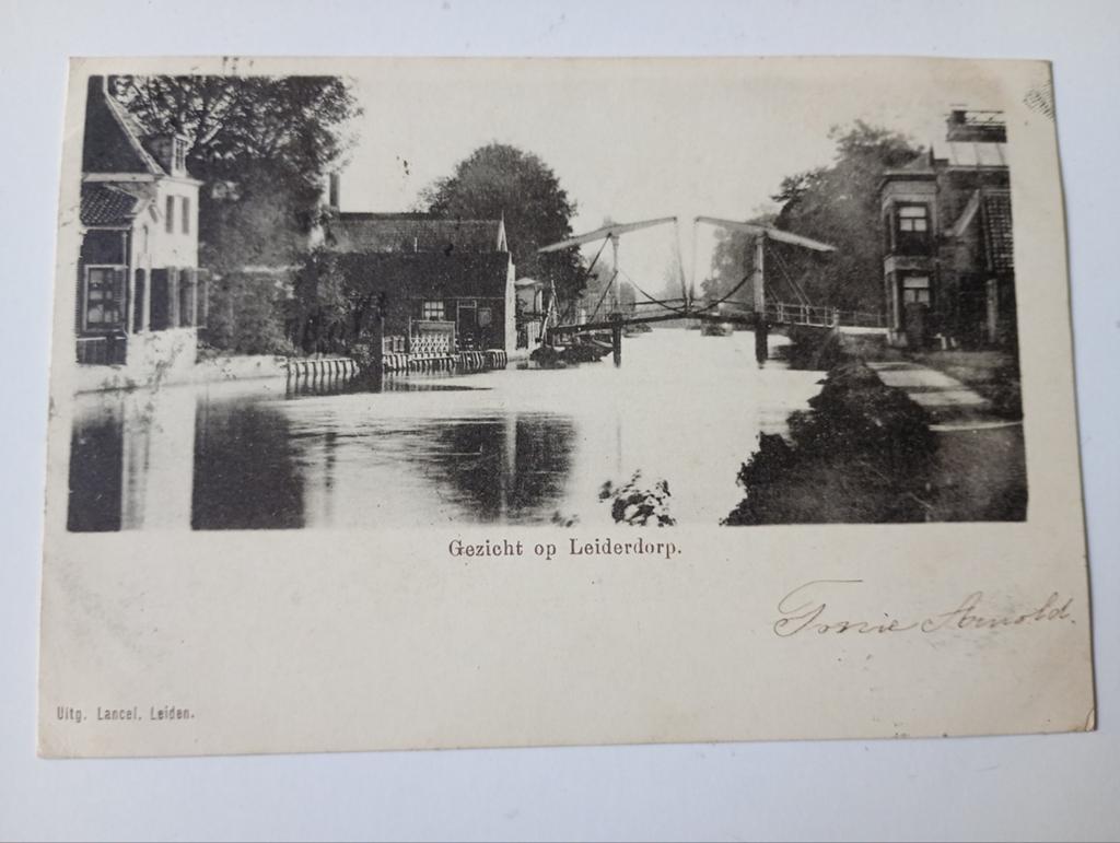 Leiderdorp 1900, Ophalen of Verzenden, Voor 1920, Gelopen, Zuid-Holland