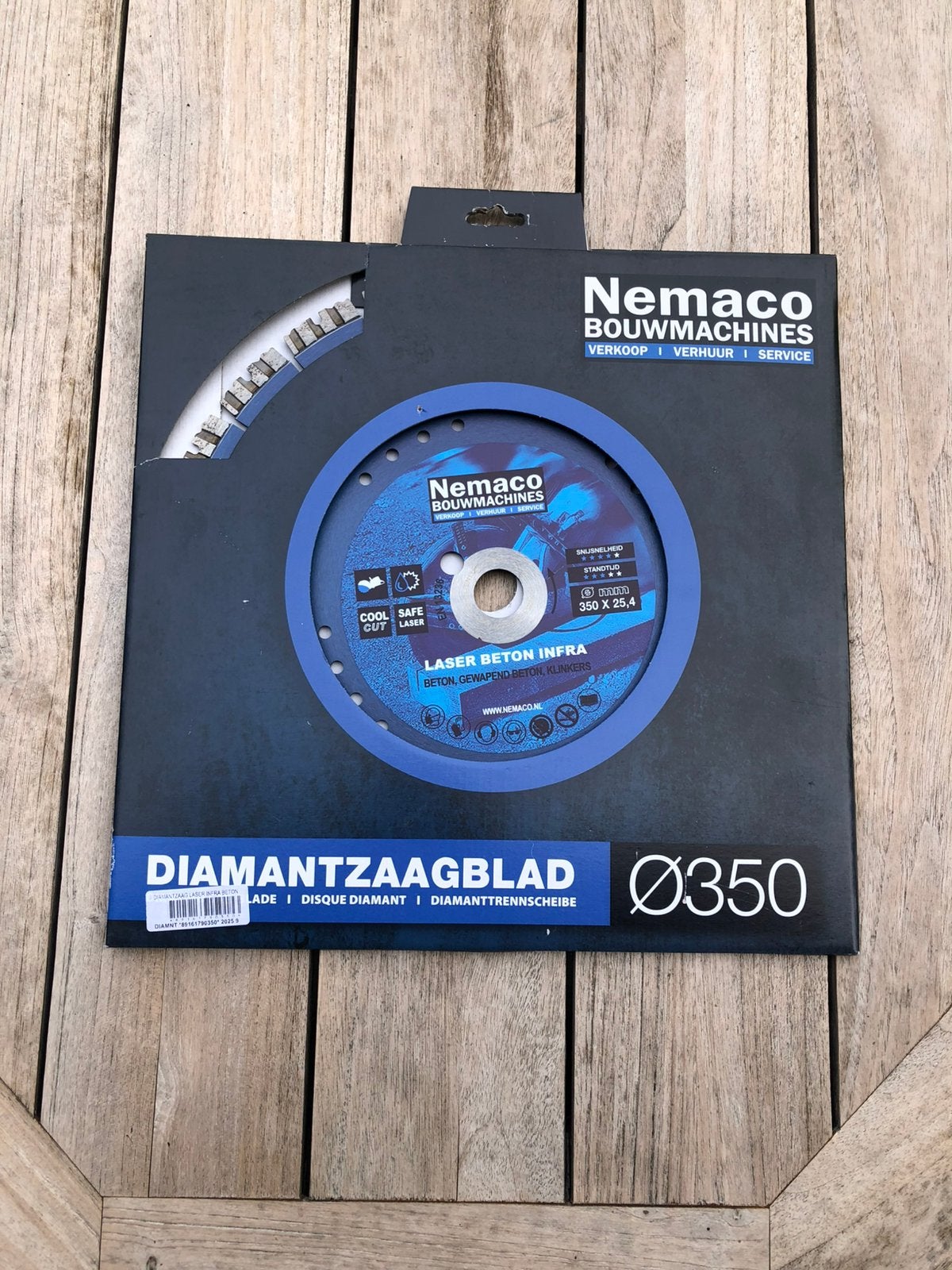 Nemaco Diamantzaagblad - Nieuw, Doe-het-zelf en Verbouw, Gereedschap | Zaagmachines, Ophalen of Verzenden, Nieuw, Overige typen