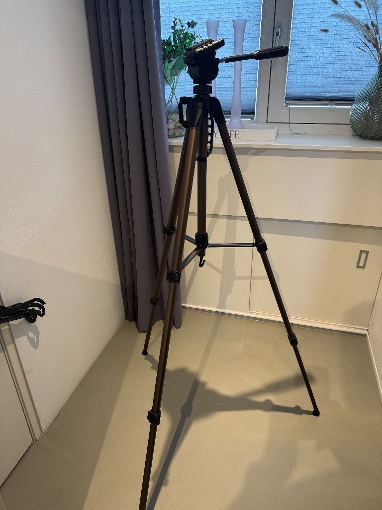 Hama Star 63 Statief met Balhoofd - Zo goed als nieuw, Audio, Tv en Foto, Fotografie | Statieven en Balhoofden, Met balhoofd, Zo goed als nieuw