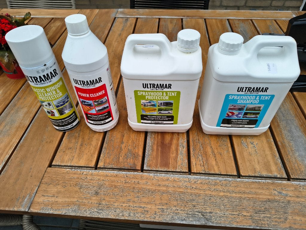 Ultramar reinigings- en beschermingsmiddelen, Ophalen, Gebruikt, Motorboot of Zeilboot, Gebruiksvoorwerp
