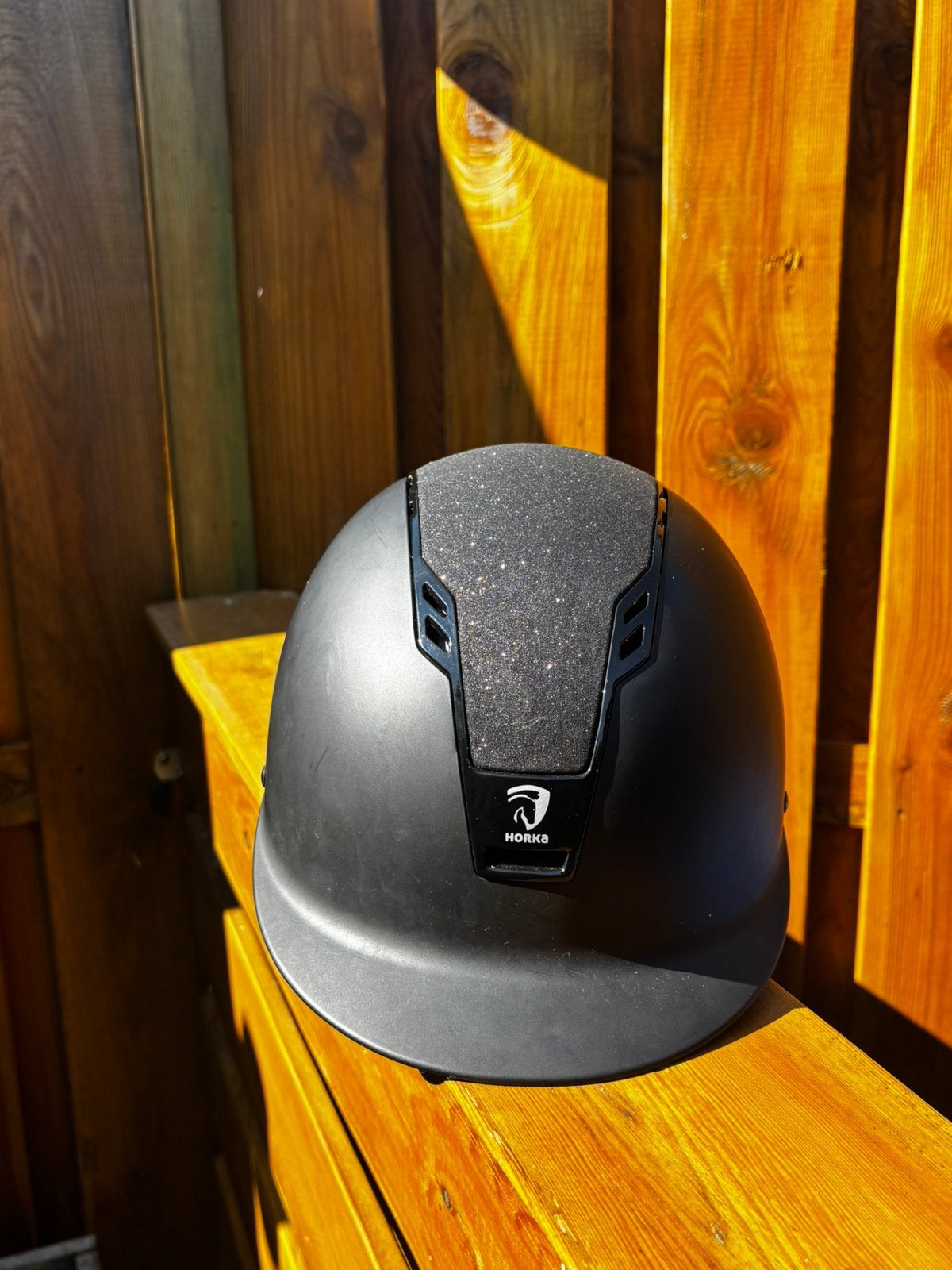 Horka zwarte cap, Ophalen, Rijden, Nieuw, Paardrijcap