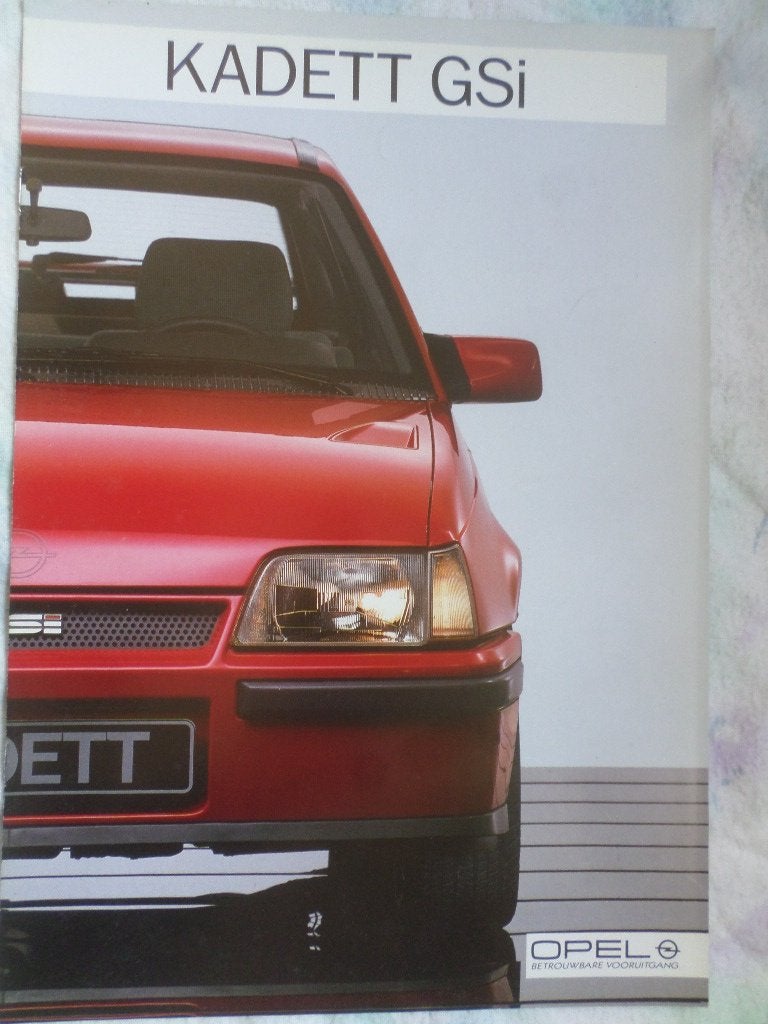 Opel Kadett GSI Brochure, Ophalen of Verzenden, Zo goed als nieuw, Opel