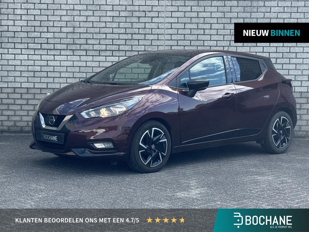 Nissan Micra 1.0 IG-T N-Design | BOSE-Audio | Navigatie | Ap, Auto's, Nissan, Voorwielaandrijving, Stof, Met garantie (alle), Origineel Nederlands