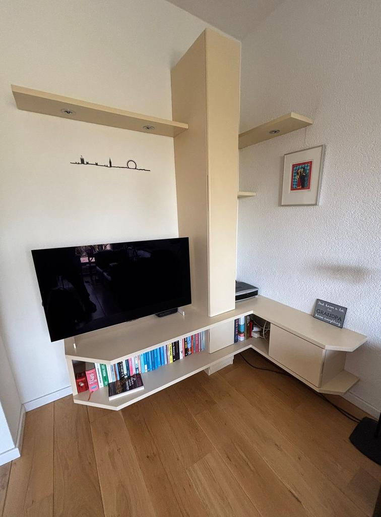 Hoekkast voor TV, Huis en Inrichting, Kasten | Televisiemeubels, Ophalen, Gebruikt, 50 tot 100 cm, Minder dan 100 cm