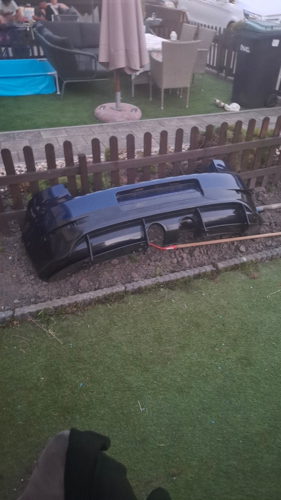 Bumper Golf 5 R32 - Achterbumper, Auto-onderdelen, Carrosserie en Plaatwerk, Bumper, Volkswagen, Achter, Gebruikt, Ophalen of Verzenden