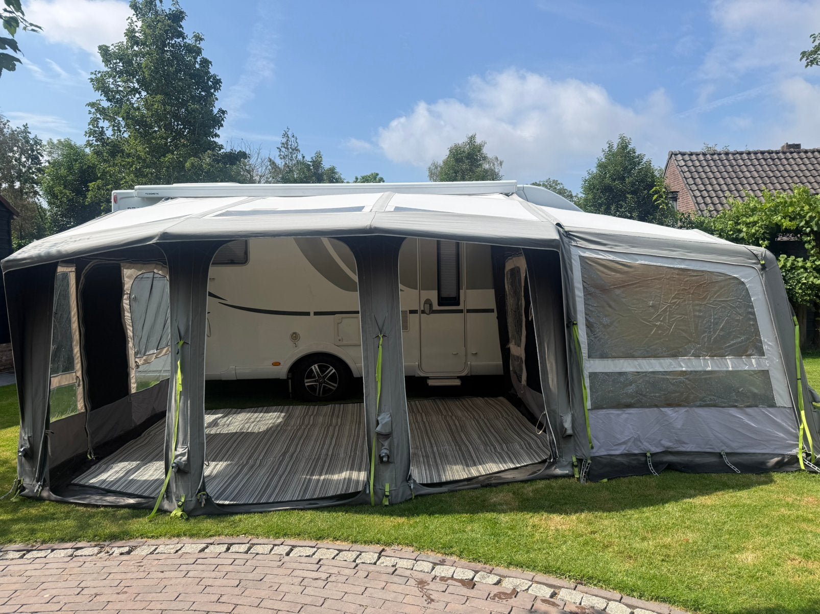 Dometic ace air pro 400 S opblaasbare voortent met zijtent, Caravans en Kamperen, Voortenten en Luifels, Ophalen, Gebruikt