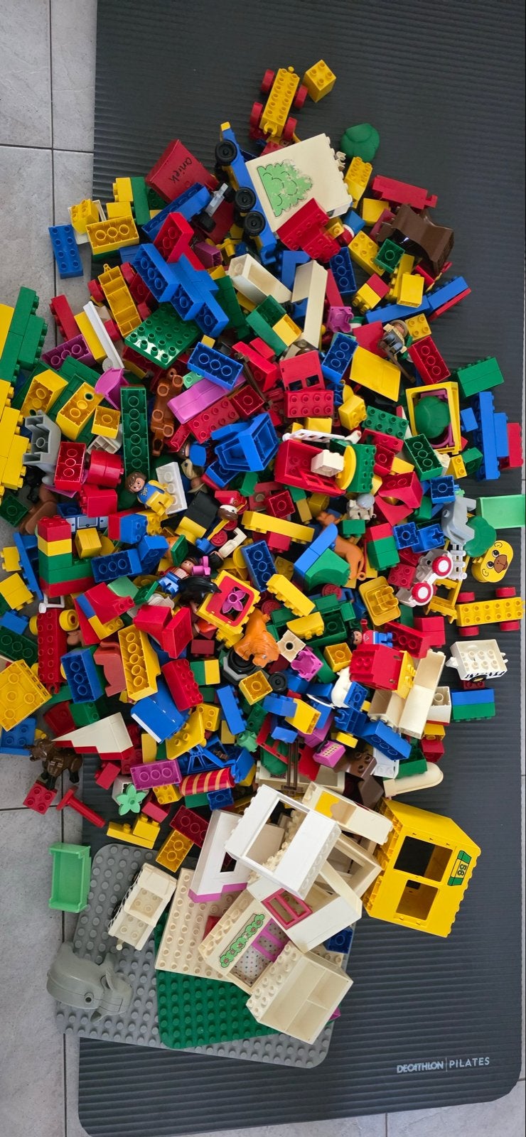 Grote partij LEGO Duplo blokken en onderdelen, Kinderen en Baby's, Gebruikt, Inclusief extra onderdelen, Ophalen of Verzenden