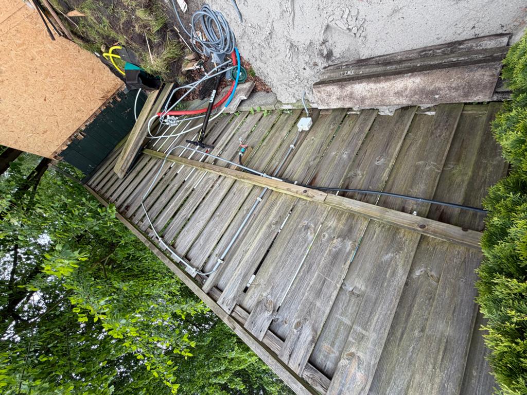 Gratis 22m1 Hekwerk inclusief palen en onderplaten (gratis), Ophalen of Verzenden, Gebruikt, Hout, Tuinhek