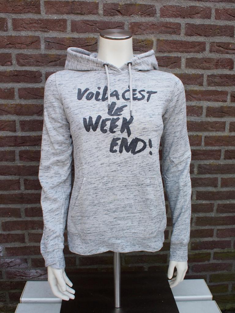 Grijze H&M Hoodie Maat XS, Ophalen of Verzenden, Zo goed als nieuw, Maat 34 (XS) of kleiner, Grijs
