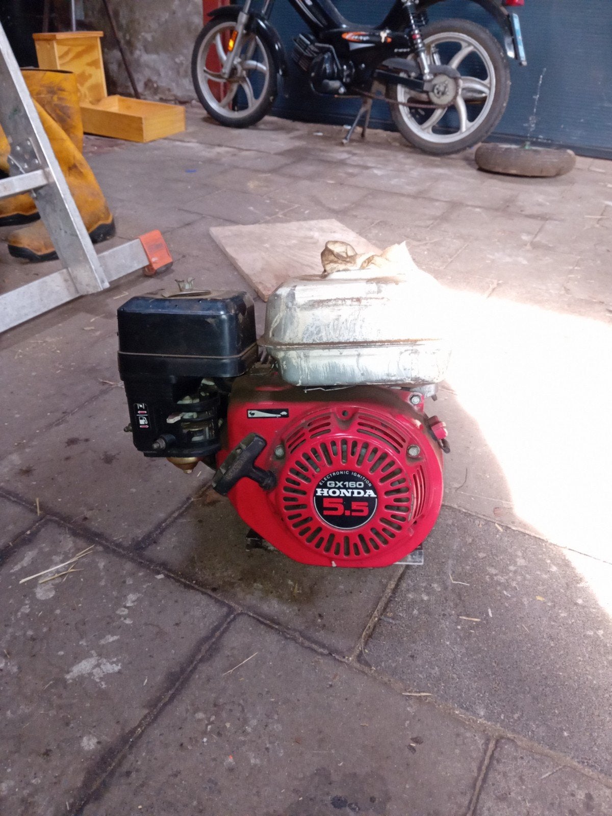 Honda GX160 5.5 Electronic ignition, Ophalen, Gebruikt, Benzinemotor, 1800 rpm of meer