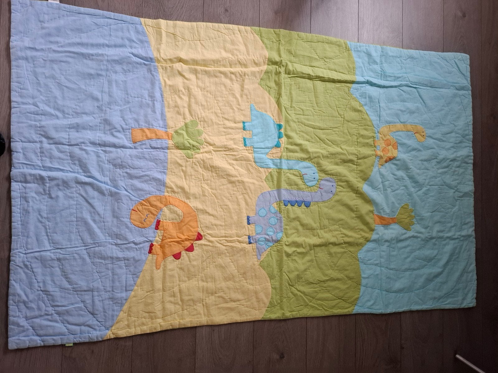 Kinderspeelkleed met dinosaurusprint - 165 x 100 cm, Gebruikt, Overige kleuren, Jongetje of Meisje, Ophalen of Verzenden