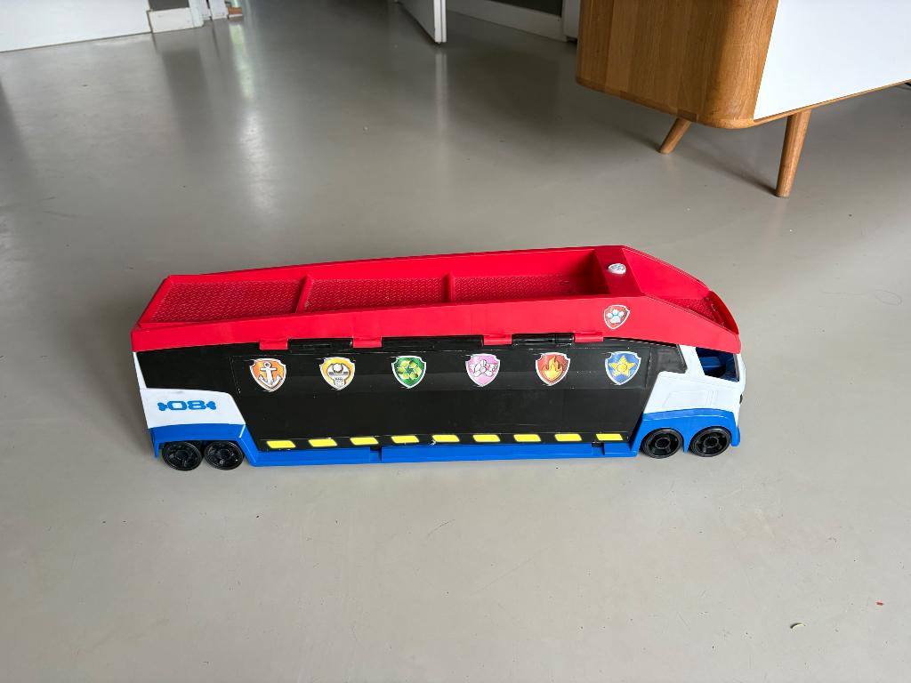 Paw Patrol vrachtwagen, Ophalen, Gebruikt
