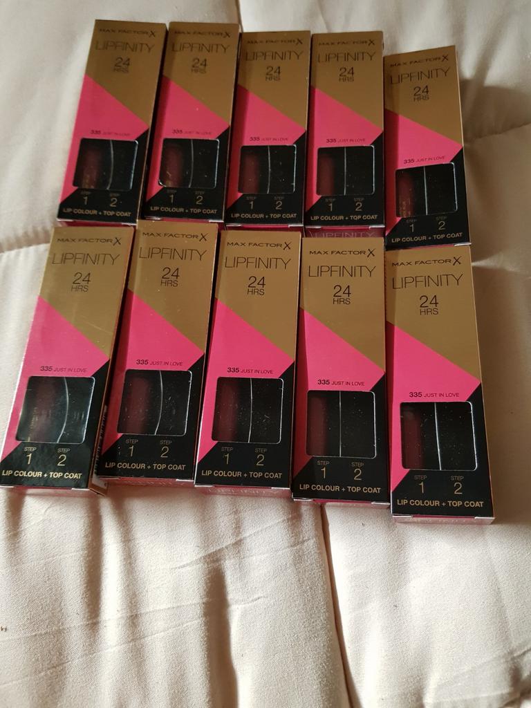 10 stuks maxfactor lipfinity zonder topcoat nr 335, Ophalen of Verzenden, Nieuw