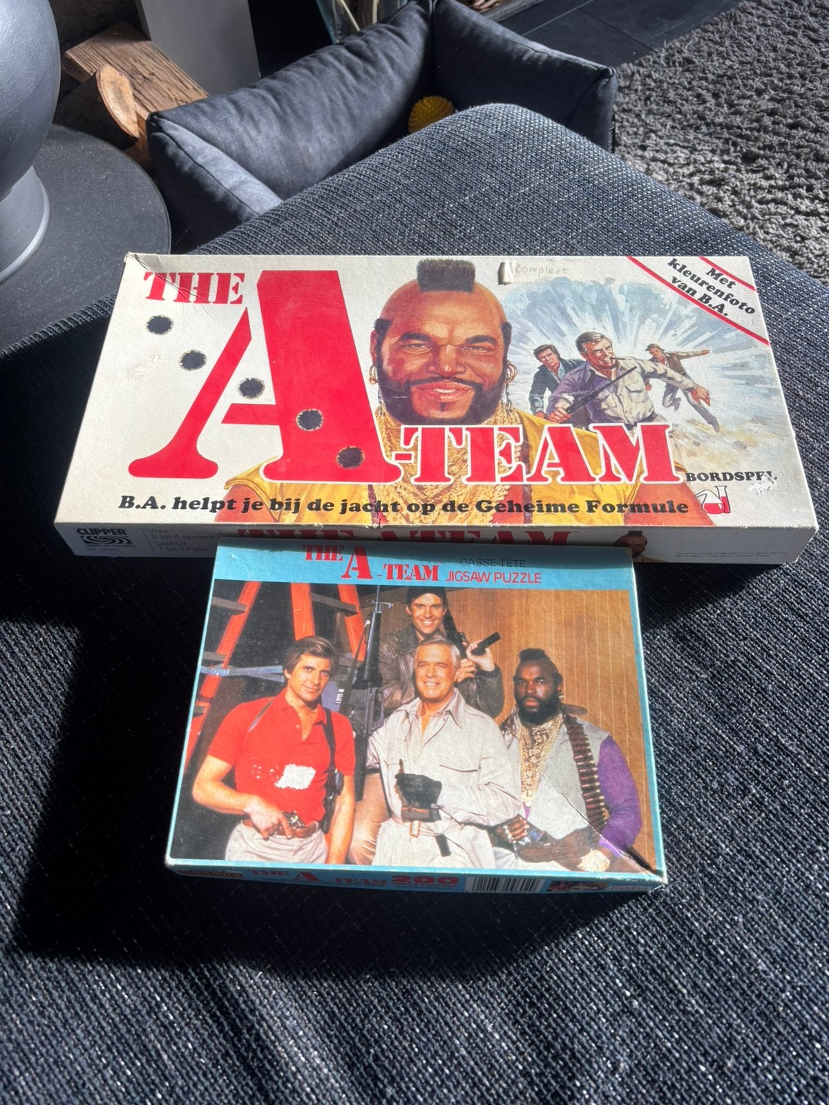THE ATEAM spellen, Ophalen, Gebruikt