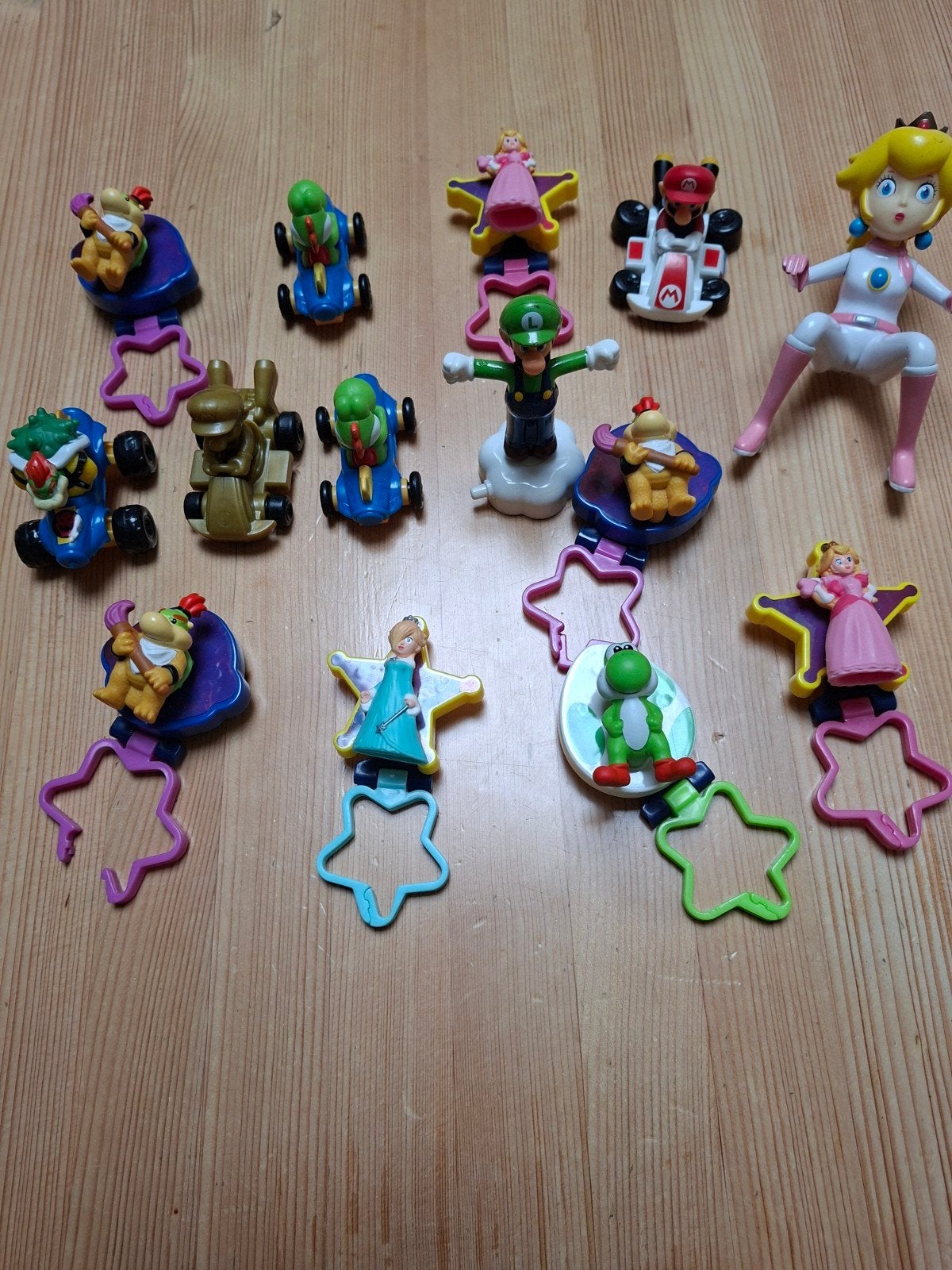 McDonald's Happy Meal Speeltjes  mario luigi peach bowser, Ophalen of Verzenden, Gebruikt