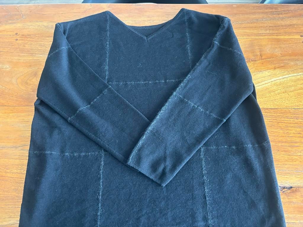 Annette Gortz wollen trui - Maat L, Kleding | Dames, Verzenden, Zo goed als nieuw, Maat 42/44 (L), Zwart