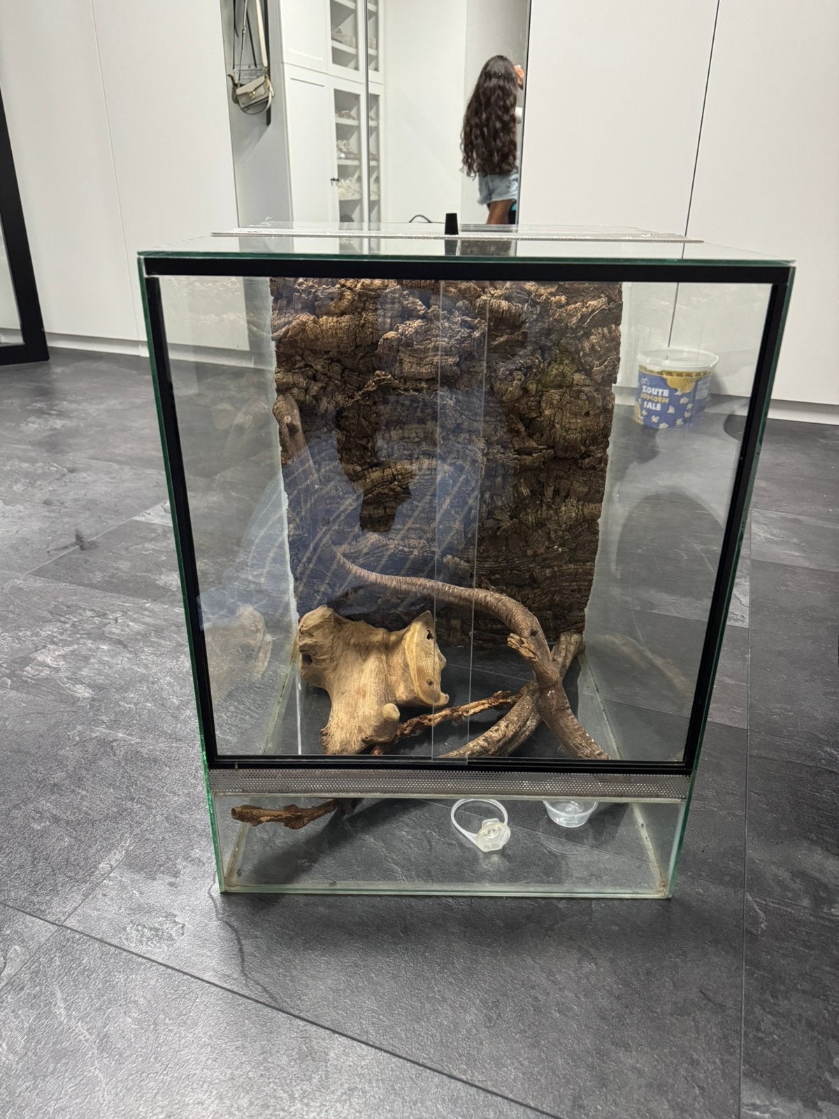 terrarium inclusief accessoires, Ophalen, Zo goed als nieuw