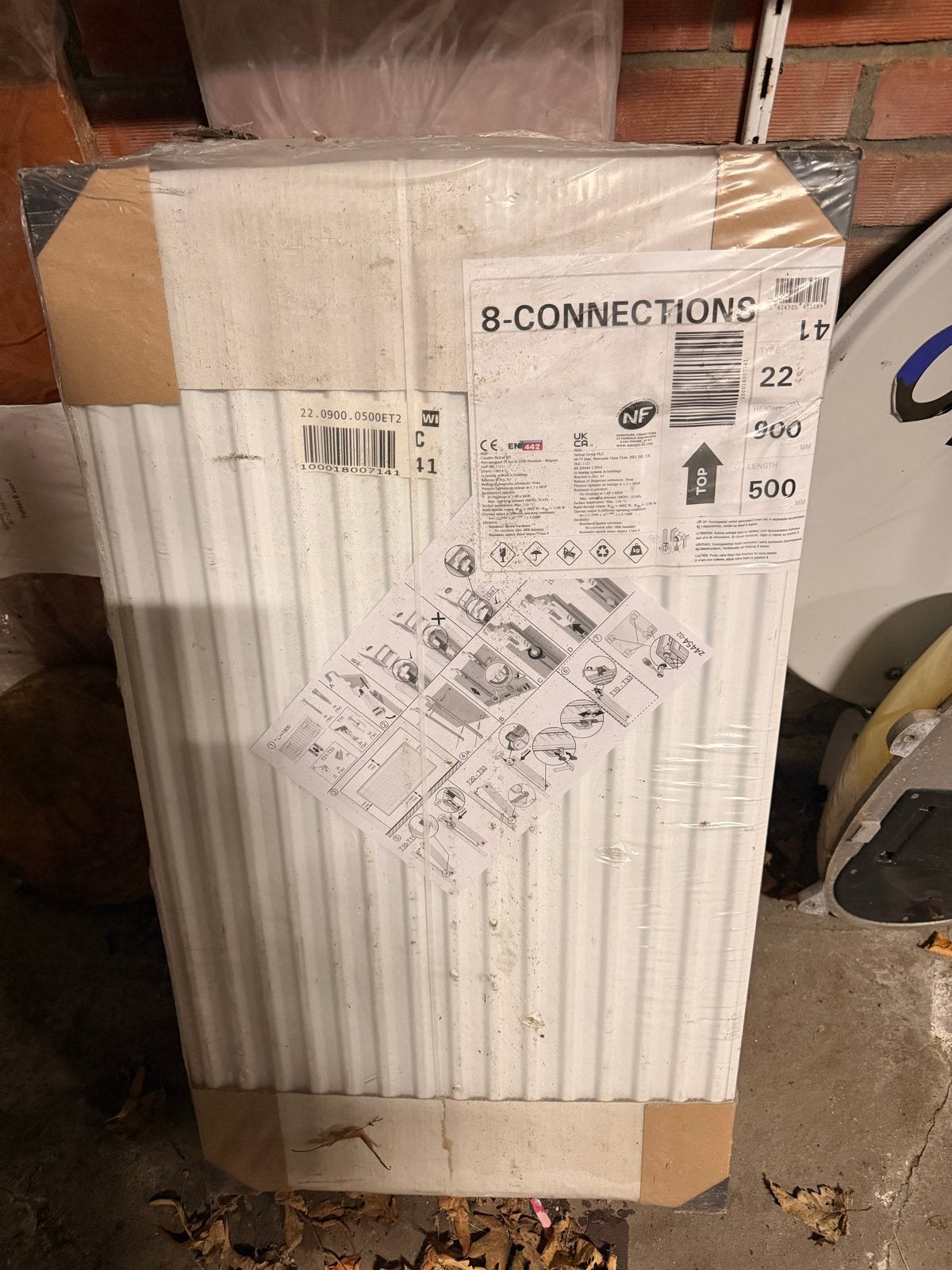 Nieuwe radiator 900x500mm, Radiator, Nieuw, Minder dan 60 cm, Ophalen of Verzenden