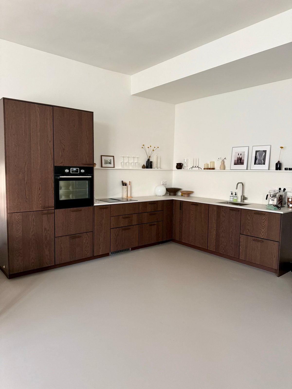 IKEA Sinarp Keukenfrontjes - Donkerbruin Hout, Ophalen, Bruin, Zo goed als nieuw, Minder dan 100 cm