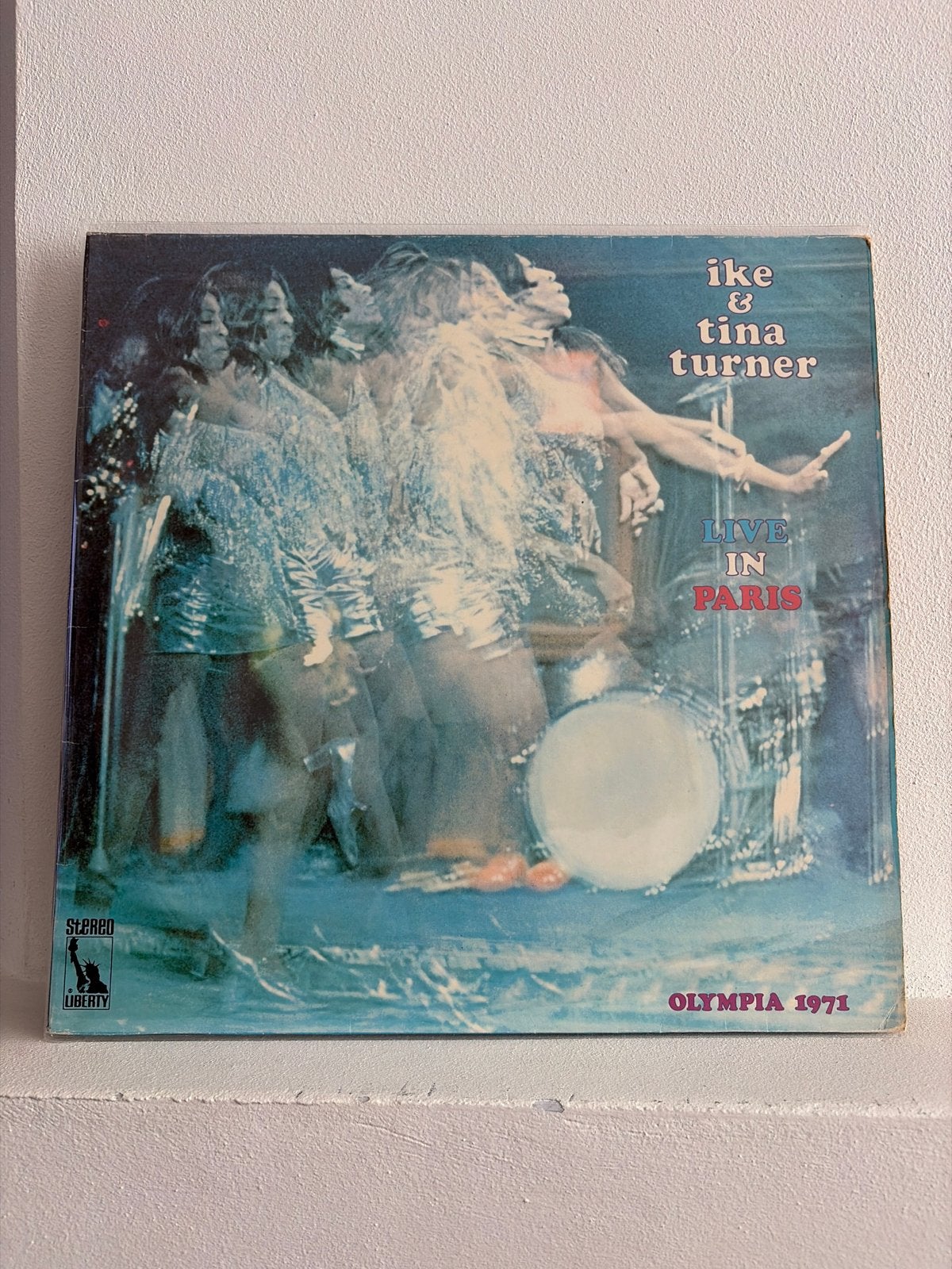 Ike & Tina Turner - Live in Paris Olympia 1971 LP, LP, Gebruikt, Overige genres, Ophalen of Verzenden