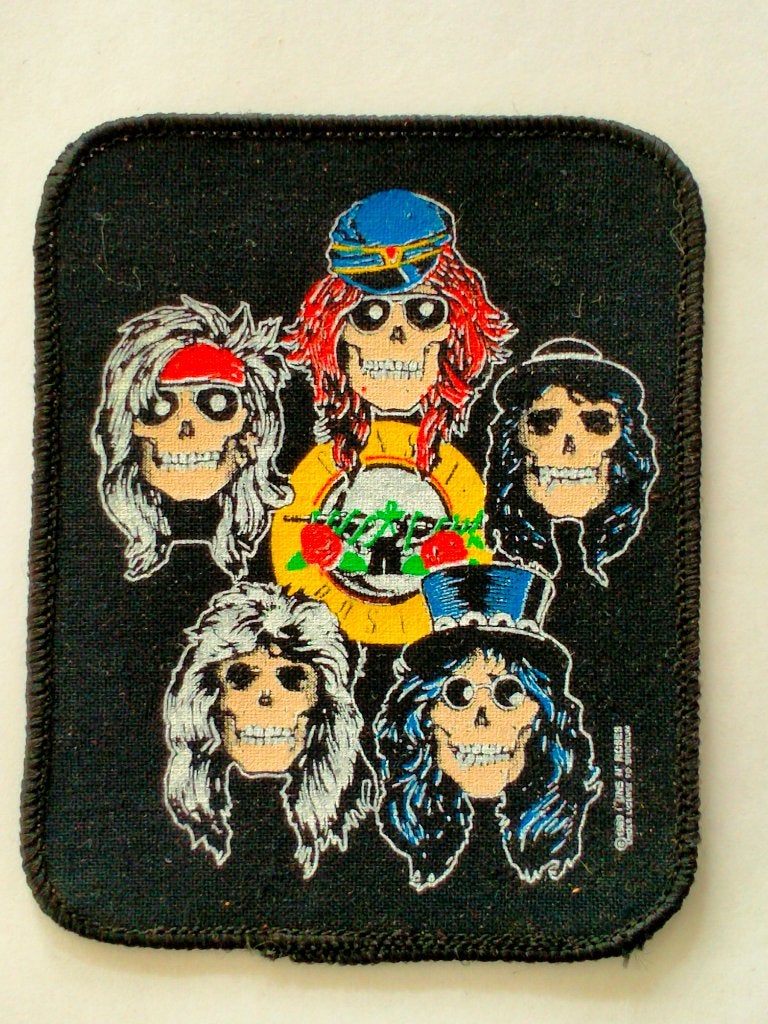 Guns N Roses vintage band rock kleding embleem patch RARE, Verzenden, Zo goed als nieuw, Kleding