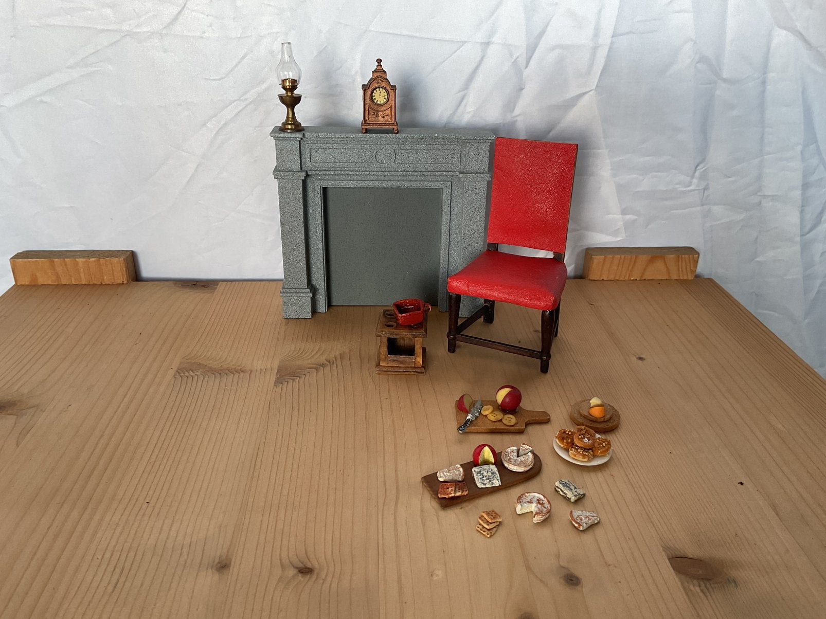 Verschillende poppenhuis spulletjes, Verzamelen, Ophalen of Verzenden, Gebruikt, Poppenhuis