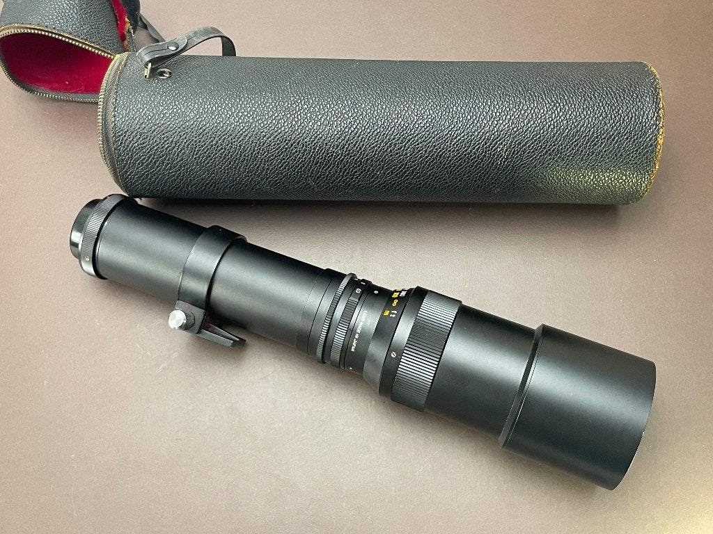 400mm f/6.3 telelens, Prinzgalaxy (Japan), T-mount / T2, Beschermhoes/tas, 400 mm, Gebruikt, Overige vattingen