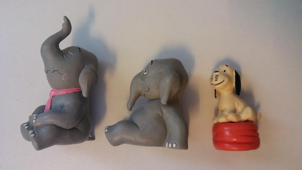 Wum und Wendelin Loriot figuren set Duitse serie reclame, Ophalen of Verzenden, Overige figuren, Zo goed als nieuw, Beeldje of Figuurtje