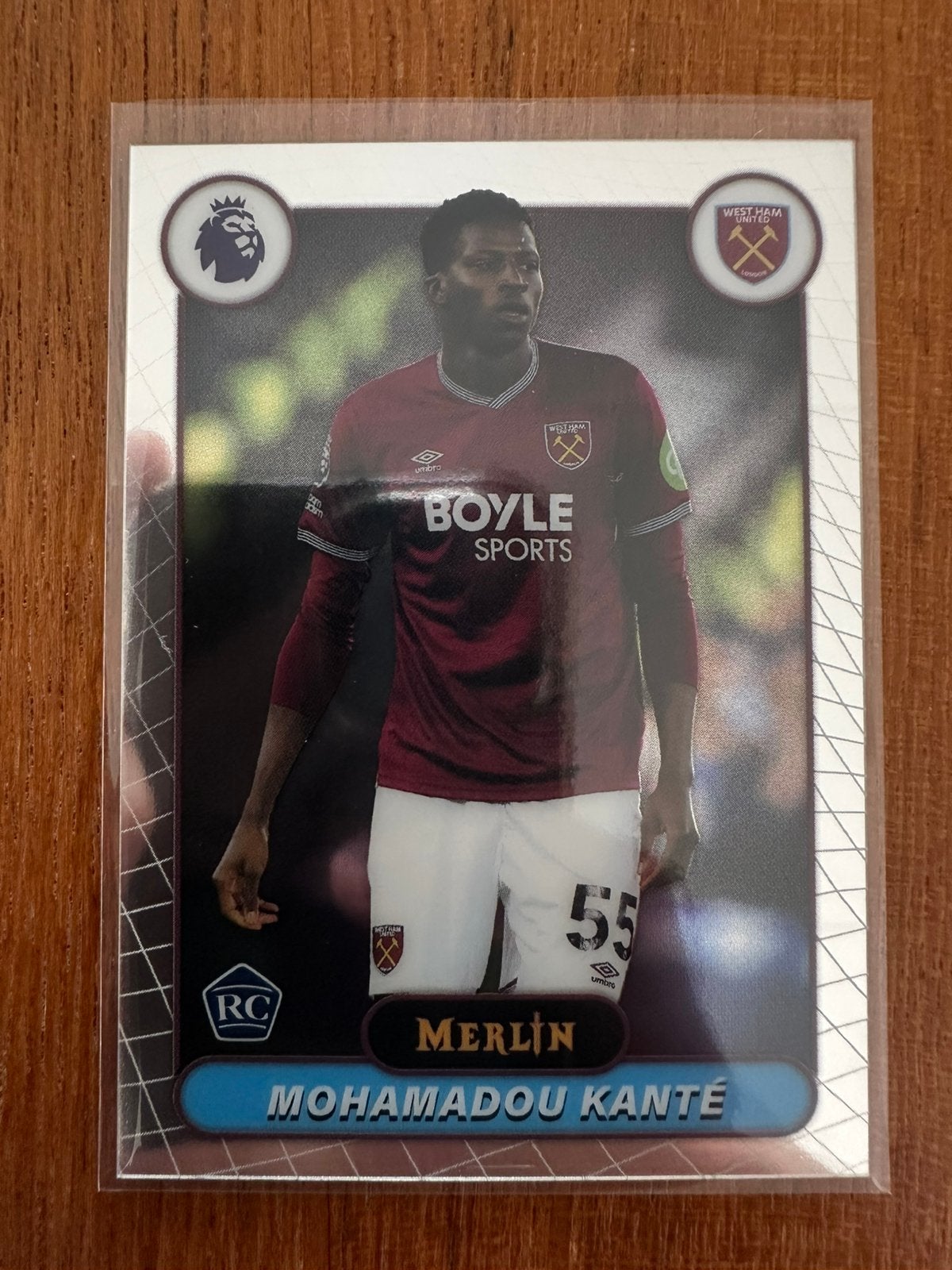 Topps 2026 Merlin Mohamadou Kanté Rookie #188 West Ham Un., Verzenden, Zo goed als nieuw, Buitenlandse clubs, Spelerskaart