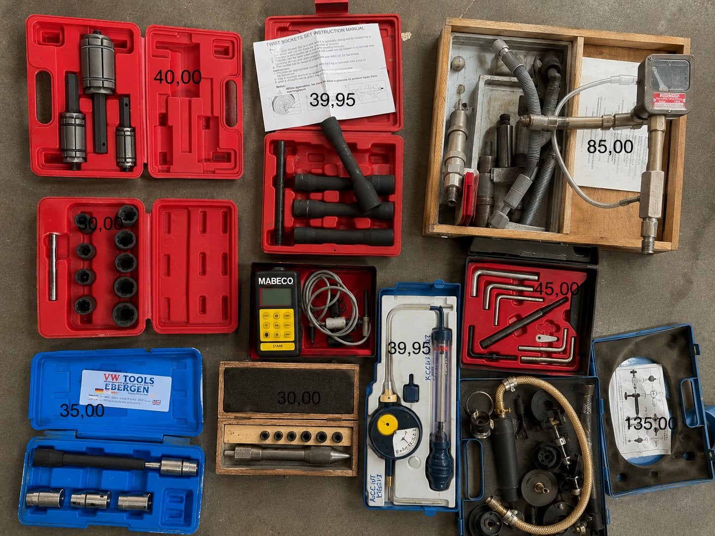 Diverse autogereedschappen en testapparatuur, Ophalen of Verzenden, Gebruikt