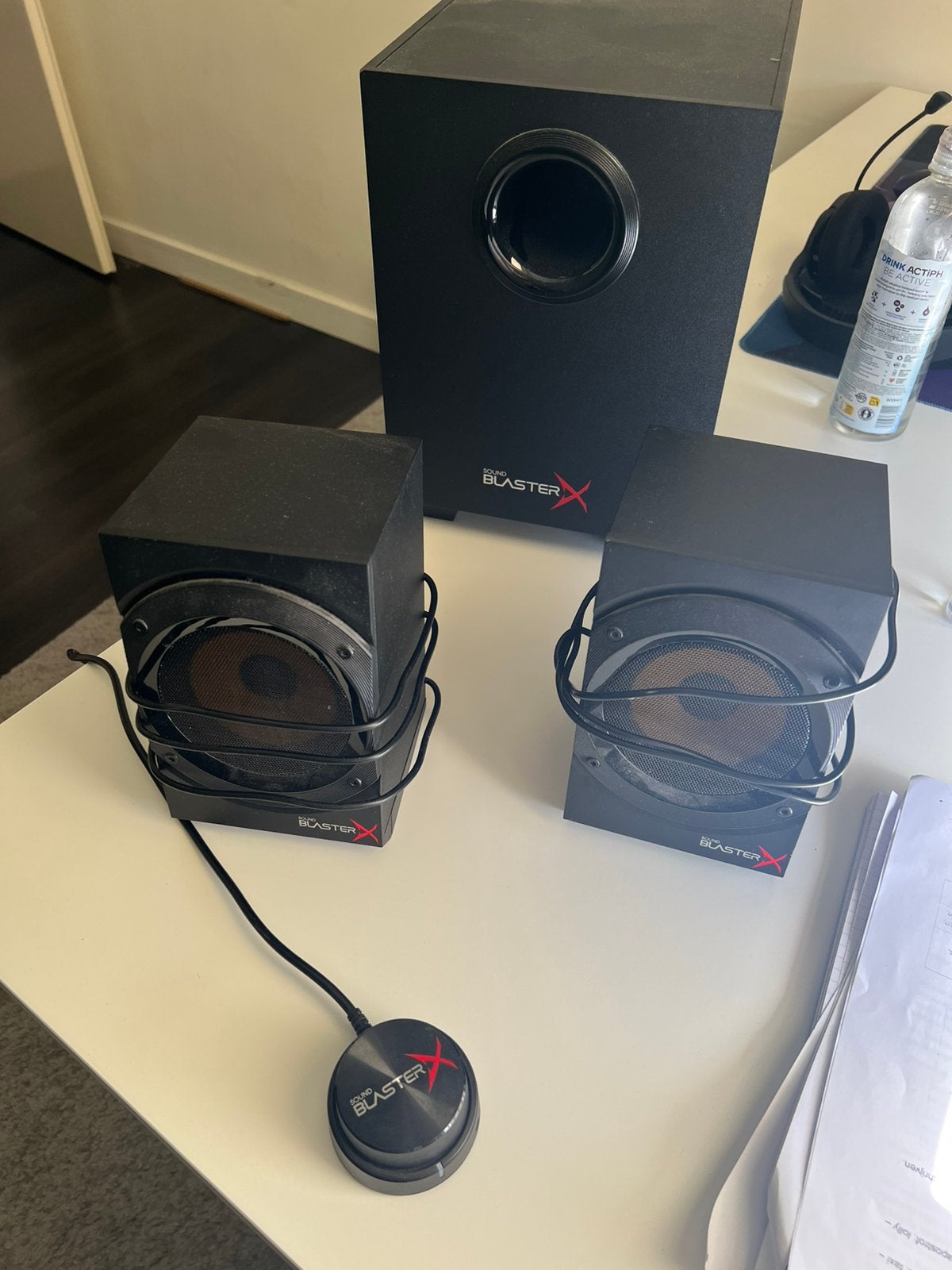 Soundblaster Kratos 2+1 gaming luidspreker. Super geluid, Computers en Software, Ophalen of Verzenden, Zo goed als nieuw