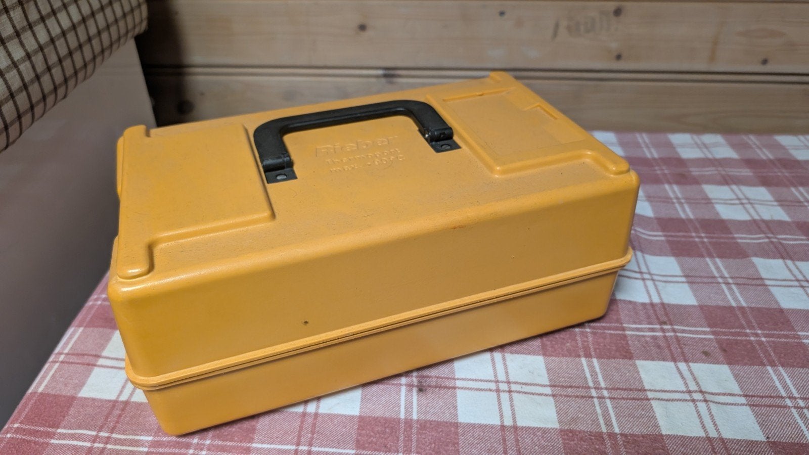 Rieber Thermoport voor warm maaltijdtransport, Ophalen, Minder dan 50 cm, Geel, Zo goed als nieuw